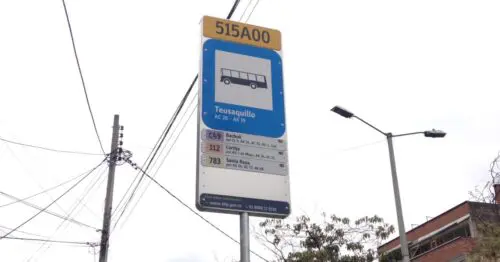 PARADERO SITP TEUSAQUILLO  515A00 BOGOTÁ